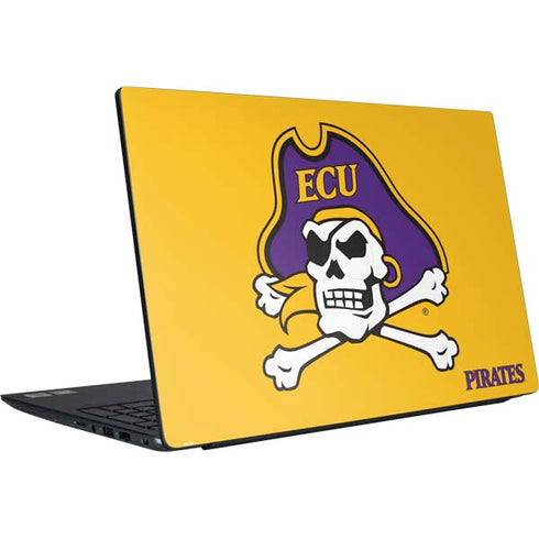East Carolina University ECU Pirates Logo Yellow Dell Vostro Skin